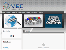Tablet Screenshot of mbcinteractive.com